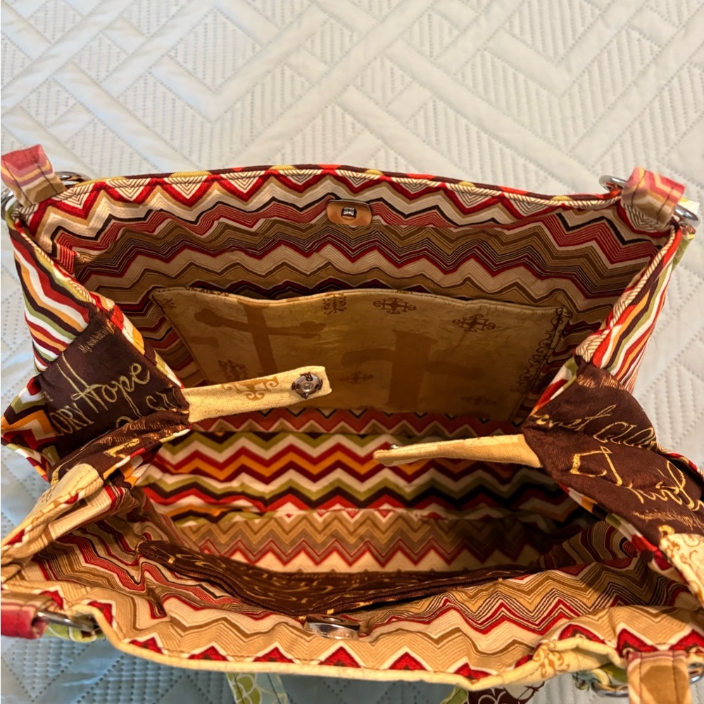 Stylish Multicolor Women's Purse Patchwork Hand Made in Zimbabwe - Picture 4 of 9